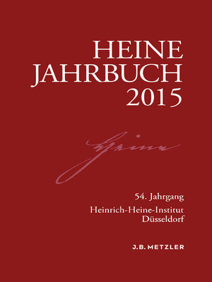 cover image of Heine-Jahrbuch 2015